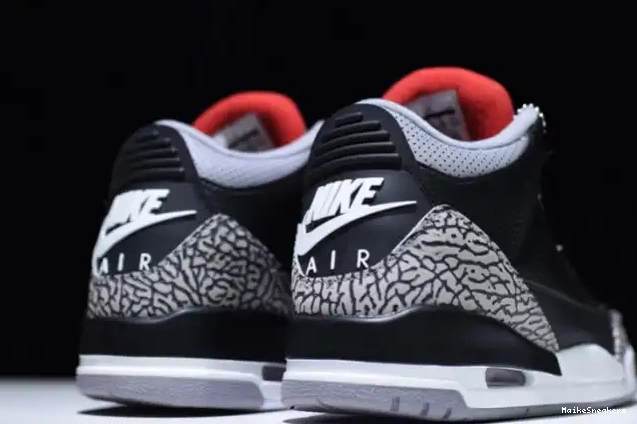MaikeSneakers 854262-001 Jordan Black Cement 3 Air 0509